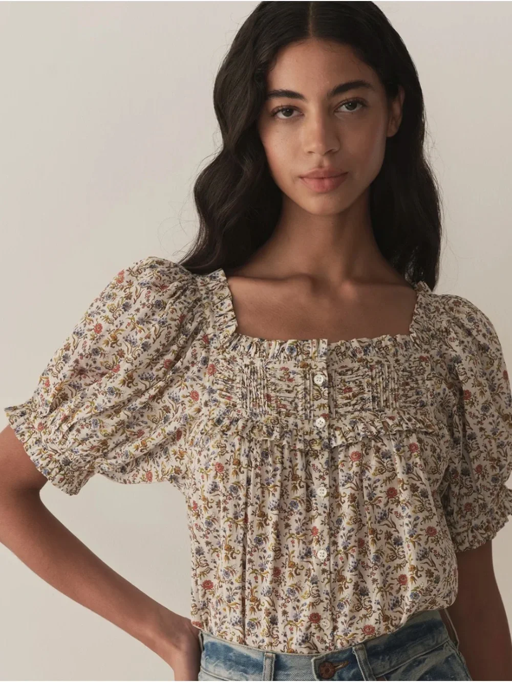 DÔEN Farley Top in Jardin du Chateau size S